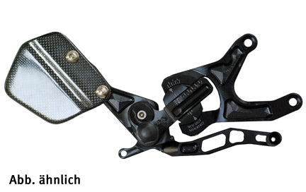 GILLES VCRFußrastenanlage KTM1290Superduke schwarz