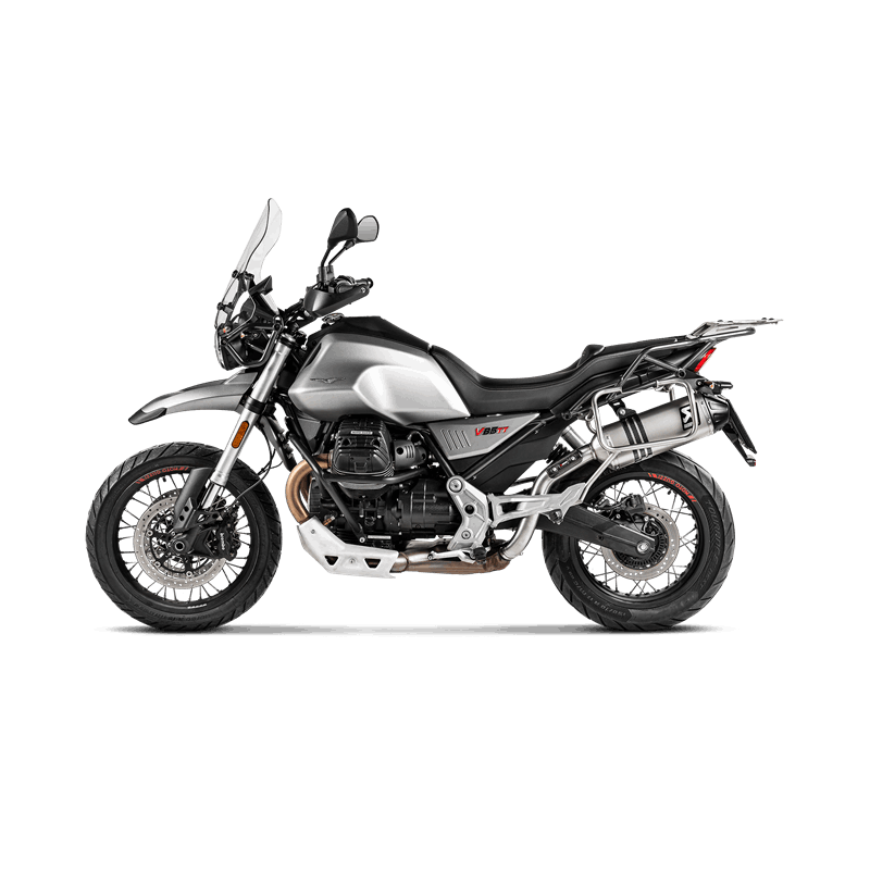 Akrapovic Slip-On Line (Titanium) Moto Guzzi V85TT