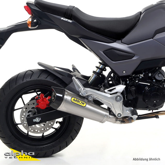ARROW X-KONE Auspuff für Honda MSX125 2016 NiChrom
