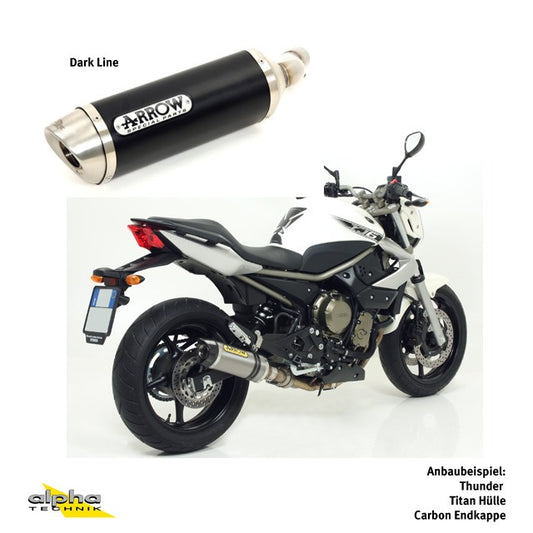 ARROW Thunder XJ6/Diversion RJ19 RJ22 Alu schwarz