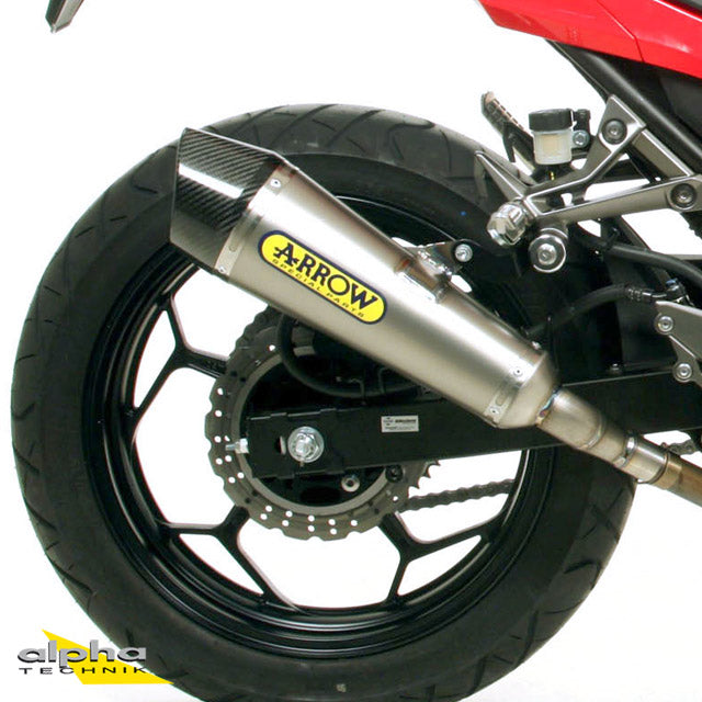 ARROW X-KONE Auspuff Kawasaki Ninja 300 13- NiChro