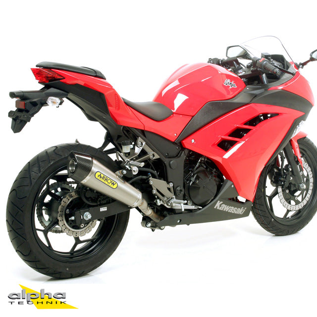 ARROW X-KONE Auspuff Kawasaki Ninja 300 13- NiChro