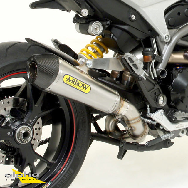ARROW X-KONE Auspuff Hyperstrada/-motard 13- NiChr
