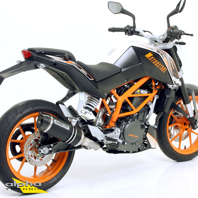 ARROW THUNDER KTM Duke 390 RC125 13- Alu schwarz