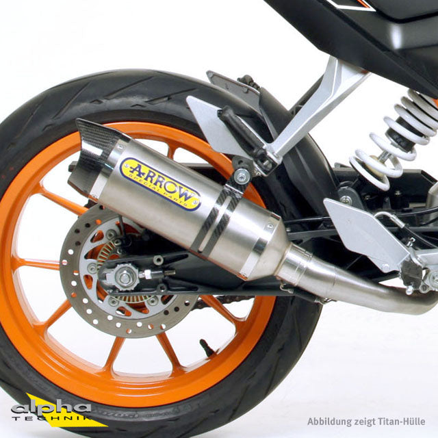 ARROW THUNDER KTM Duke 390,RC125 13- Alu
