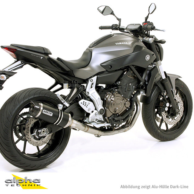 ARROW THUNDER Yamaha MT07 RM04 14- Carbon