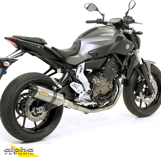 ARROW THUNDER Yamaha MT07 RM04 14- Titan