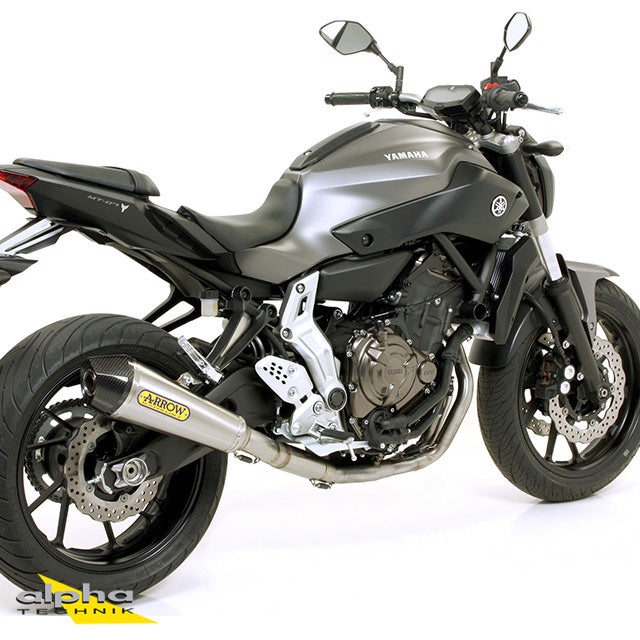 ARROW X-KONE Auspuff Yamaha MT07 RM04 14- NiChrome