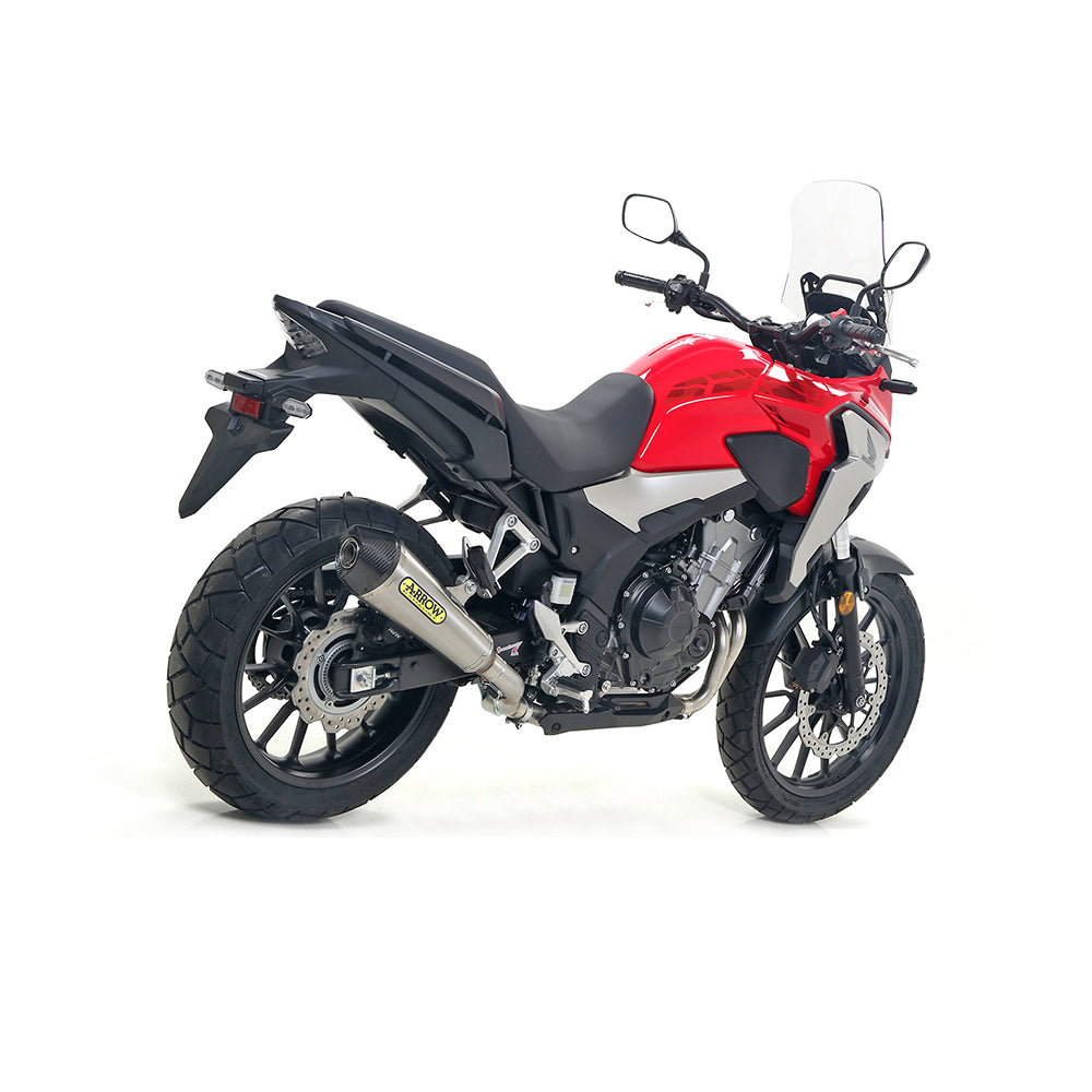 ARROW X-KONE Auspuff Honda CB500X 17- NiChrome