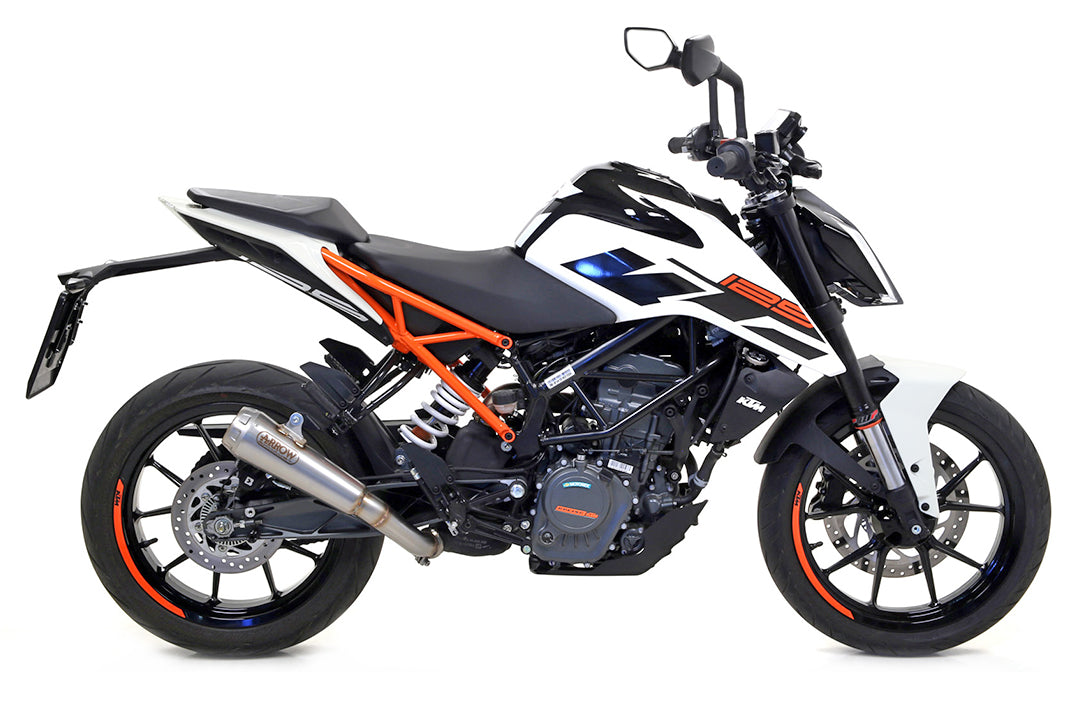 ARROW Pro-Race Dämpfer KTM 125 DUKE 17- Edelstahl