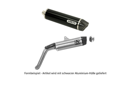 ARROW INDY RACE  Moto Guzzi V85TT 19- Alu schwarz