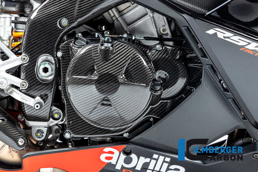 Ilmberger Kupplungsdeckelabdeckung glanz Aprilia RSV4/Tuono Aprilia RSV4 Factory 2021 | Aprilia Tuono V4 1100 Factory 2021 | Aprilia Tuono V4 1100 2021