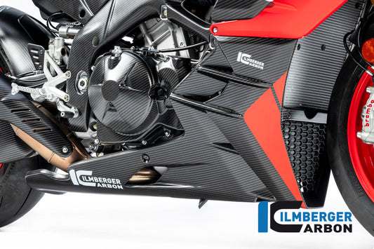 Ilmberger Motorspoiler komplett lange Version Matt Tuono V4 Aprilia Tuono V4 1100 Factory 2021 | Aprilia Tuono V4 1100 2021