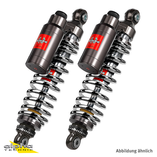 BITUBO Stoßdämpfer Motorrad Stereo chrom