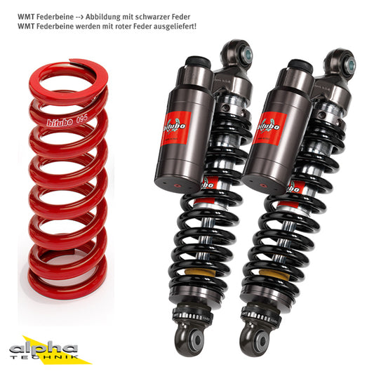 BITUBO Stoßdämpfer Motorrad Stereo rot