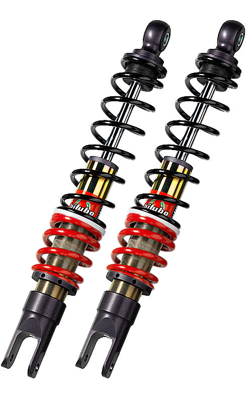 BITUBO Stoßdämpfer Scooter Stereo hinten rot/schw.