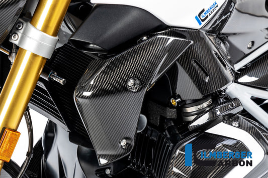 Ilmberger Wasserkühlerabdeckung links, Carbon BMW R1250R 2019 | BMW R1250R 2022