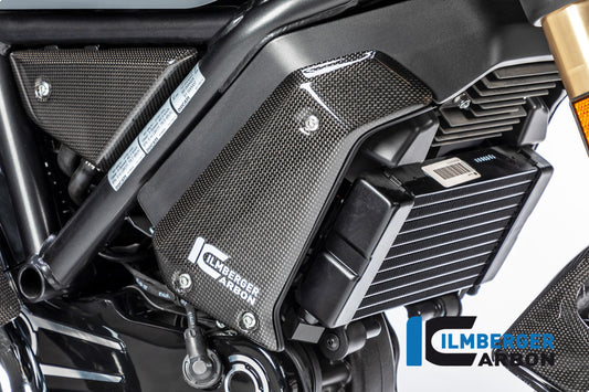 Ilmberger Wasserkühlerabdeckung rechts glänzend Ducati Scrambler 1100 2018