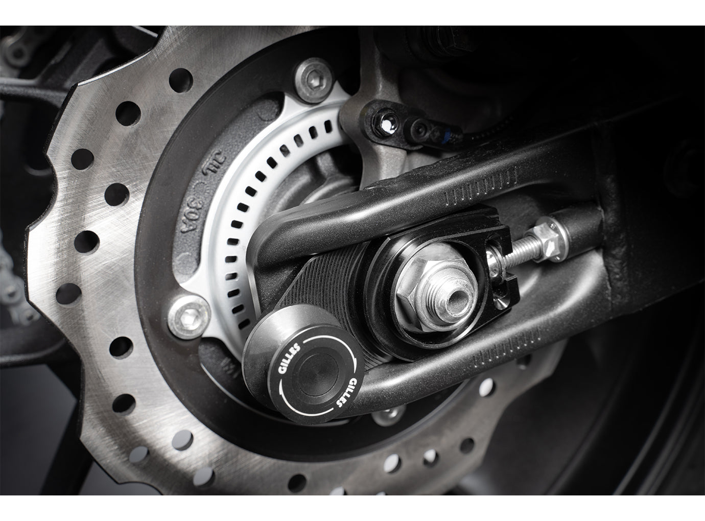GILLES AXB Kettenspanner schwarz Honda CB750 Horne