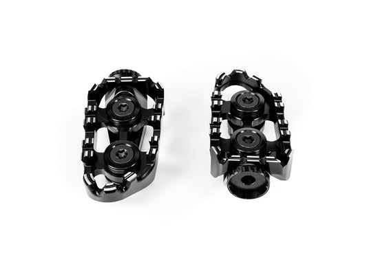 Gilles Tooling TECH-X Fußrasten, Farbe: schwarz