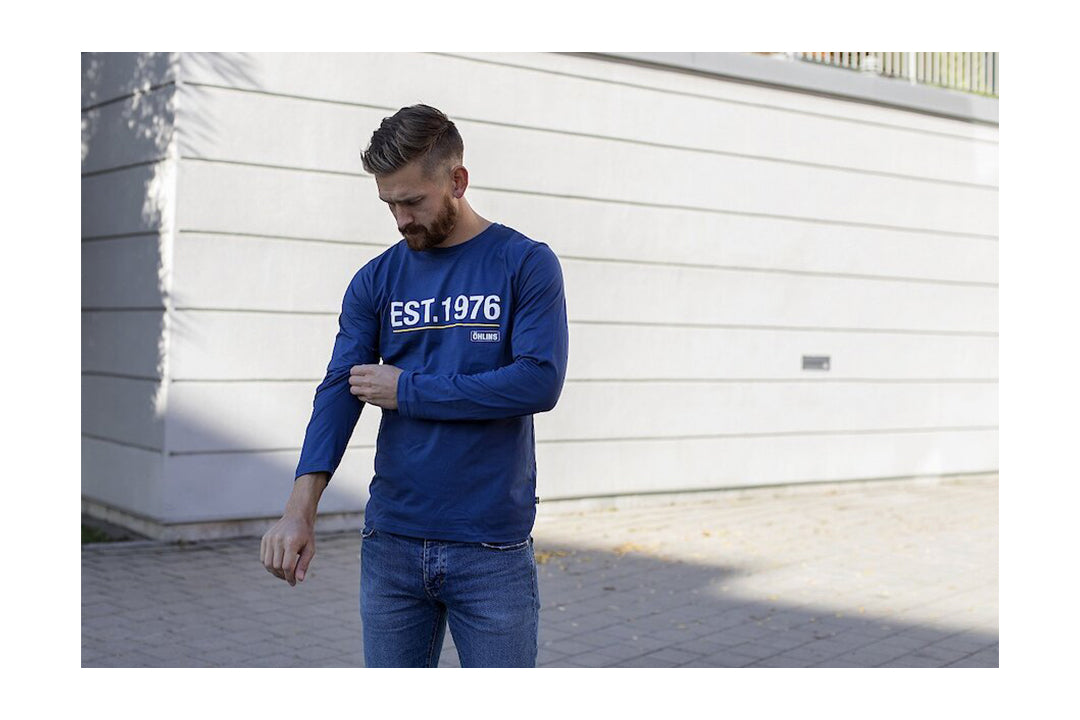 Öhlins Original Long Sleeve blau Größe XXL