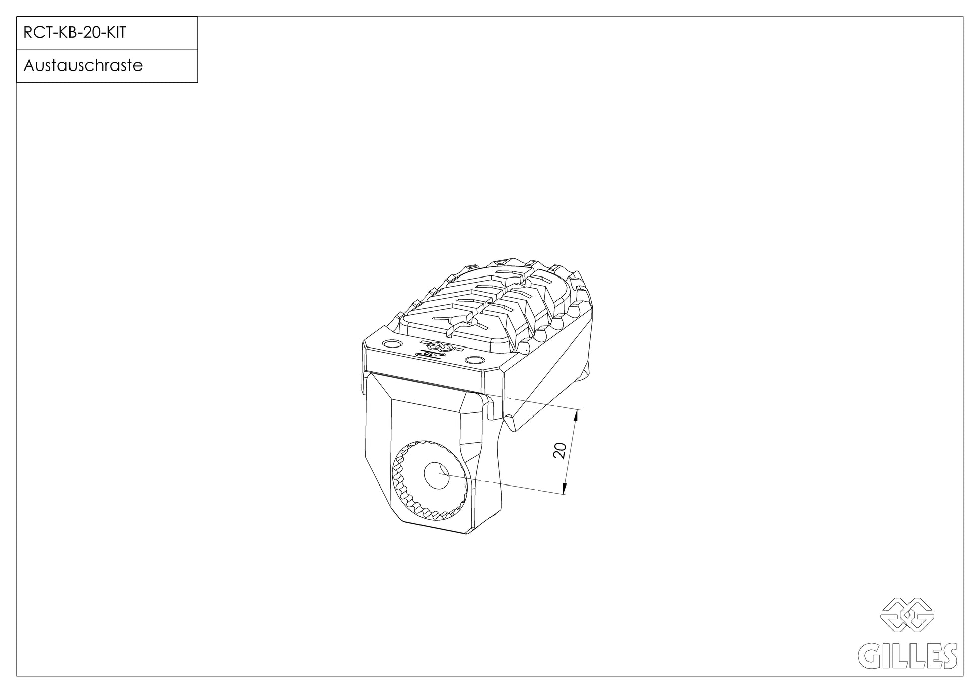 RK-04 Auslegerkit,schwarz
