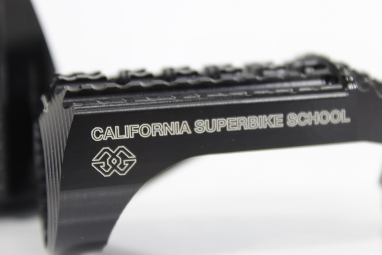 Gilles Austauschfußrasten California  schwarz