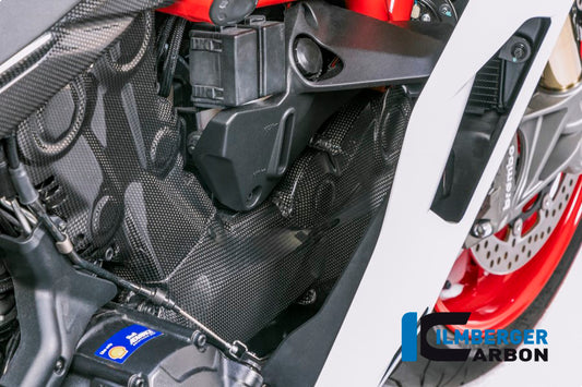 Ilmberger Zahnriemenabdeckung horizontal glanz, Carbon Ducati 939 Supersport 2017–2020