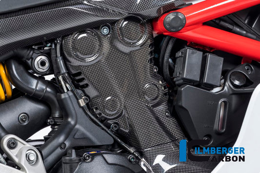 Ilmberger Zahnriemenabdeckung vertikal glanz, Carbon Ducati 939 Supersport 2017–2020