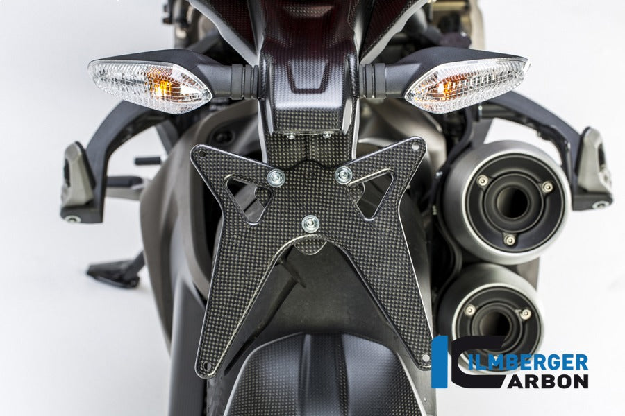 Kennzeichenträger, Carbon matt