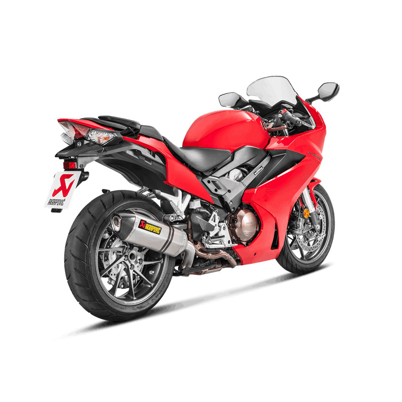 Akrapovic Slip-On Line (Titanium) Honda VFR 800F 2