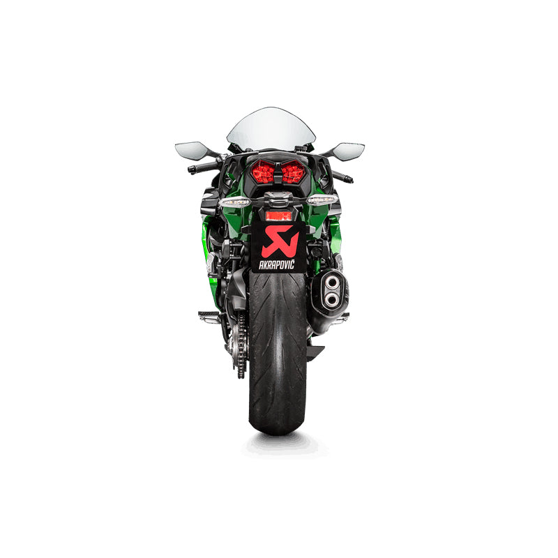 Akrapovic Slip-On Line (Titanium) Kawasaki Ninja H